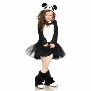 Carnavalskleding panda jurkje voor meisjes