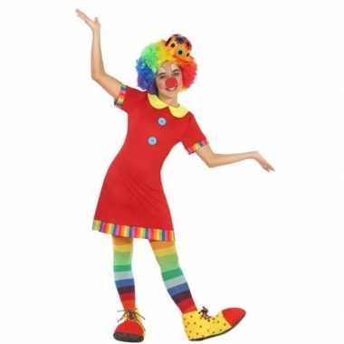 Clown floppy kostuum voor meisjes