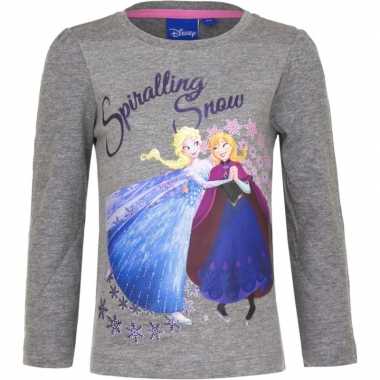 Frozen shirt grijs voor meisjes