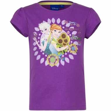 Frozen shirt paars voor meisjes