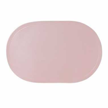 Meisjes babyshower meisje lichtroze placemat