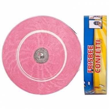 Meisjes langwerpige confetti in het roze