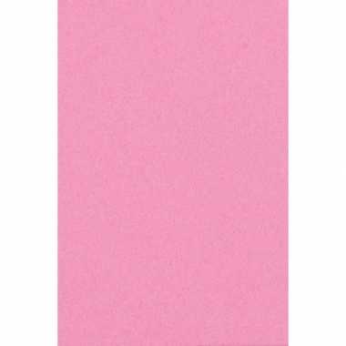 Meisjes licht roze papieren tafelkleed 137 x 274 cm