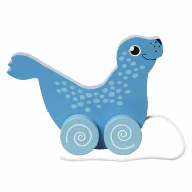 Meisjes zeehondje trekdier