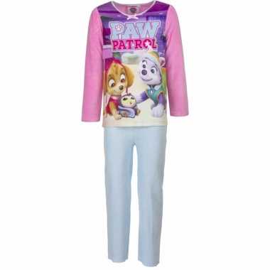 Paw patrol pyjama roze voor meisjes