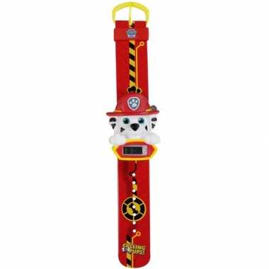 Rood paw patrol digitaal horloge marshall voor /meisjes