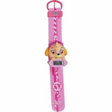 Roze paw patrol digitaal horloge skye voor /meisjes