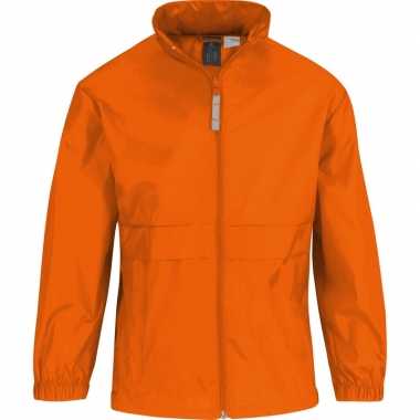 Zomerjasje windjas oranje voor meisjes