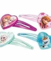 4x disney frozen haarclips voor meisjes