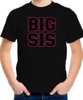 Big sis grote zus cadeau t-shirt zwart meisjes kinderen