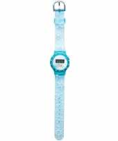 Blauw disney frozen digitaal horloge voor meisjes