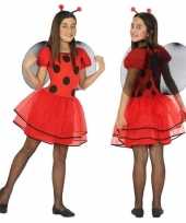 Dierenpak lieveheersbeestje verkleed jurk jurkje voor meisjes