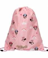 Disney minnie mouse roze gymtas rugtas 37 x 44 cm voor meisjes