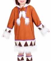 Eskimo kostuum met laarshoezen voor meisjes