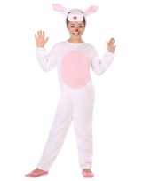 Meisjes dierenpak konijn haas verkleed kostuum voor kinderen