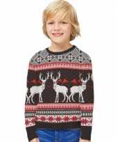 Meisjes foute print kinder truien happy reindeers