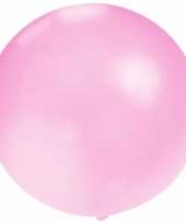 Meisjes grote ballonnen 60 cm baby roze