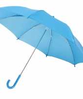 Meisjes storm paraplu voor kinderen 77 cm doorsnede blauw