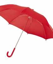 Meisjes storm paraplu voor kinderen 77 cm doorsnede rood