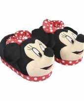 Rode disney minnie mouse 3d sloffen pantoffels voor meisjes