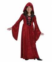 Rood halloween jurkje gothic voor meisjes