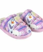 Roze frozen pantoffels voor meisjes