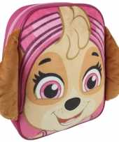 Roze paw patrol rugtas rugzak skye 23 x 28 cm voor meisjes